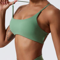 Sudadera Deportiva Para Mujer De Terciopelo Suave Alta Elasticidad Y Secado Rápido Cross Back Yoga Running Fitness Workout - details 30