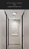 Spotlight LED Rotatable Surface Mounted Para Techo Luz De Pared 5W 7W 10W 110V220V Decoración Interior Para Hogar Y Habitación - details 9