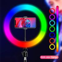 Raycool Aro de Luz 12" RGB para Móvil - 17 Modos distintos -  Cabezal con giro 360º e inclinación de 180º - Iluminación profesional para TikTok, Instagram y Twitch - details 0