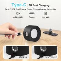 Lámpara De Pared LED Moderna RGB Con Batería USB 2000mA Control Táctil 3 Modos De Brillo Y Rotación Libre De 360 Grados Para Cocina Dormitorio Foyer Estudio Baño - details 6