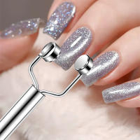 Palo Magnético Para Uñas En Forma De Y Doble Cabeza Único Para Efecto De Ojo De Gato Y Brillo De Polvo De Gel UV Herramienta De Arte De Uñas - details 5