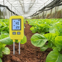 Probador De Suelo Con Pantalla LCD 4 En 1 Detector De Nutrientes Y Fertilizantes Para Jardín Y Granja Medidor De Temperatura Rango 0-1999mg/kg - details 5