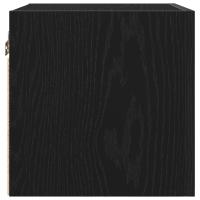 Gabinetes de TV Montados en la Pared vidaXL 2 pcs Negro Roble 30,5x30x30 cm - details 5