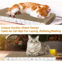Rascador De Gato Duradero Adicional 1 Pieza Con Diseño De Onda En Cartón Corrugado Grueso Y No Desprendido Para Gatos Domésticos - details 6