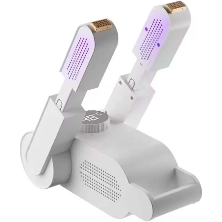 Secador de botas eléctrico portátil, secador de zapatos con soplador de calor, esterilización UV, rejilla de secado rápido para botas, puerto de secado telescópico flexible, temporizador inteligente - 1