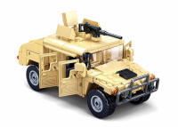 Bloques De Construcción De Vehículo De Asalto H2 WW2 Military SWAT 265PCS Juguetes DIY Para Niños Modelos De Armadura De Soldado Para Regalos - details 7