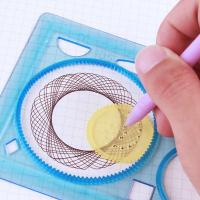 Juego De 7 Piezas Spirograph Geométrico Herramientas De Dibujo Plantillas De Pintura Arte Y Manualidades Juguete Educativo Creativo Para Niños - details 2
