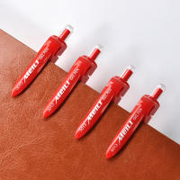 Lápiz De Gel Presión WQN-3/6PCS 0.38mm Rojo Sin Fugas Ideal Para Exámenes Y Escuela Material Plástico Usos Oficina Y Escuela - details 2