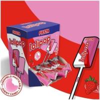 Lolipop Fresa - Caja 20 unid - Lolipop Sabor Fresa FIESTA - Edicion Especial 20 Unidades de Lolipop - Ideal Regalo - details 1