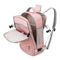 Mochila de viaje repelente al agua para mujer, carga USB para portátil con mochila escolar, con correa de equipaje, informal - details 32