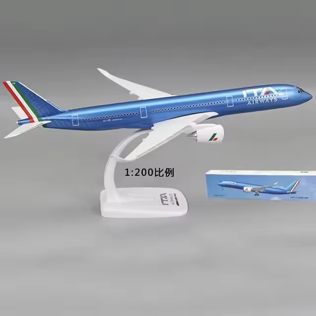 Nueva Figura De Colección De Avión A350 A350-900 De Italia ITA Airline En Escala 1/200 Modelo De Plástico ABS Para Juguete Y Colección - 1