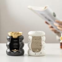 Encendedor De Aceite Esencial Y Velas De Cerámica Multifuncional Soporte Para Incienso Decoración Para Hogar Y Oficina Decoración Para Dormitorio - details 11