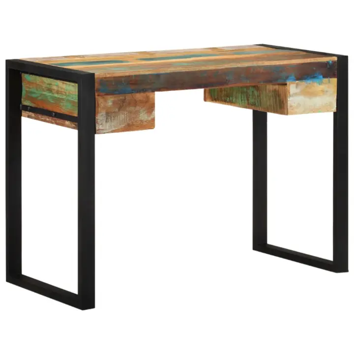 vidaXL Escritorio de madera maciza reciclada - 1