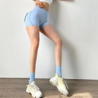 Shorts Deportivos De Cintura Alta Para Mujer Con Bolsillos Para Yoga Running Entrenamiento Danza Elevación De Caderas Ropa Deportiva - details 14