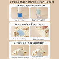 4Pcs Bibs Para Bebés Suaves Y Cómodas Adecuados Para Edades 0-3 Años Con Botones Ocultos Lavables - Máquina Lavable Toallas De Gauze Para Recién Nacidos Impermeables Para Saliva - Toallas De Saliva Para Bebés Perfectos Para Regalos De Baño - details 3