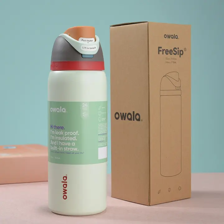 Botella Deportiva De Acero Inoxidable Owala With Aislamiento Por Vacío Perfecta Compañera Para Nuestros Aventuras Al Aire Libre En - 1