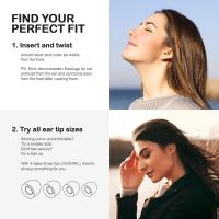 CARTSMING - Tapones para los oidos para dormir - Tapones para los oidos with auditive Protección with Cancelación de ruido de 32 dB, Protección audtiva elegante y reutilizable para Viajes o Concursos, sin - details 2