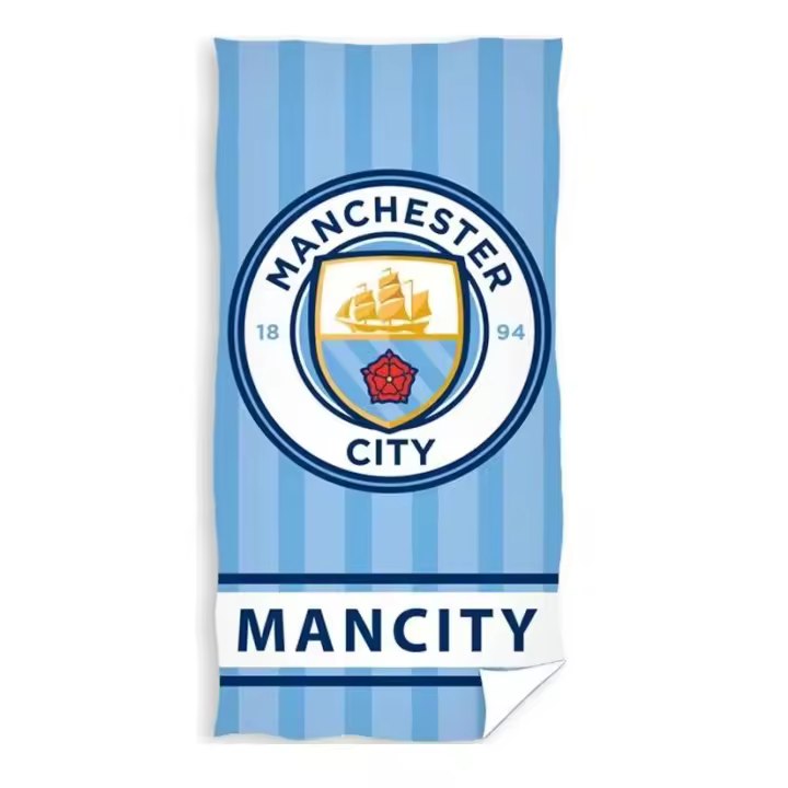 TOALLA PLAYA ALGODON 75*150 320G MANCHESTER CITY - 1