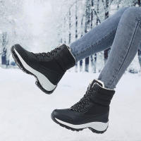 Botas De Invierno Para Mujer Botas De Nieve Impermeables Antideslizantes Con Plataforma Chunky Abrigadas Zapatos De Mujer Tallas Grandes Casual - details 2