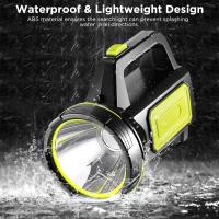 LED recargable interior, potente USB recargable interior portátil LED superreflector lámpara de mano Impermeable camping Luz de trabajo interior - details 3
