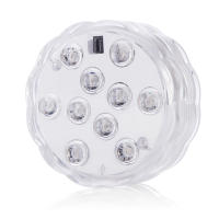 Luces LED Sumergibles con Control Remoto 10 Lámparas Brillantes RGB para Piscina, Jardín de Estanque, Acuario Iluminación al Aire Libre HD061 - details 2
