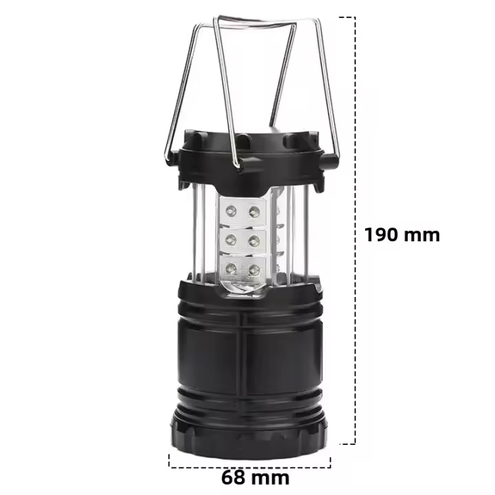 Lámpara De Camping LED De Alta Potencia Blanca Portátil Con Cuerda Para Tienda De Campaña Luz De Emergencia Para Exteriores - 1