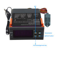 Controlador De Humedad Digital WH8040 Instrumento De Control Electrónico Regulador Sensor Higrómetro 1-99% 12V 24V 220V Para El Hogar - details 1