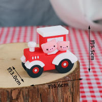 Decoraciones De Cumpleaños Para Pastel Con Topper De Animales Del Hogar De Piedra Madera Yaks Ponis Ovejas Cerditos Pollos Para Niños Y Niñas - details 10