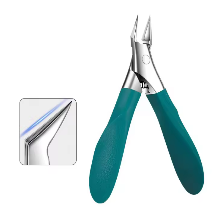 Tijeras De Cutícula Exfoliante Herramienta De Pedicura Acrílica Cortador De Cutículas Para Uñas Y Pies Anti-Inflamatorio - 1