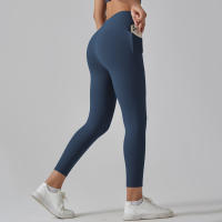 Leggings Para Mujer Con Bolsillos Pantalones De Yoga Para Gimnasio Deporte Fitness De Cintura Alta Control De Abdomen Para Correr Entrenamiento - details 51