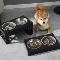 Comedero elevado para perros - Comedero doble - Comedero lento de acero inoxidable para perros altos con soporte elevado - details 2