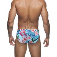 Bragas De Natación Para Hombre Estampado De Flores Moda Verano Push up Cintura Baja Shorts De Playa Traje De Baño Sexy - details 11