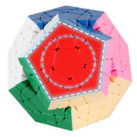 Sengso Circular Megaminx Cube II V2 Cubo Profesional 3x3 Juguete De Rompecabezas Para Niños Regalo Cubo Magico Mini Material Plástico Adecuado Para Edades 3-14+ - details 1