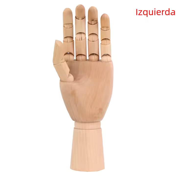 Modelo De Maniquí De Madera Para Decoración Del Hogar Figura Artística Con Articulaciones Flexibles 10 Pulgadas Altura Piezas Vendidas Individualmente - 1