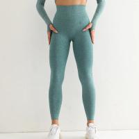 Leggings Deportivos Sin Costuras Para Mujer Cintura Alta Elástica Sólida Yoga Gimnasio Entrenamiento Pantalones De Correr Accesorios De Gimnasio - details 21
