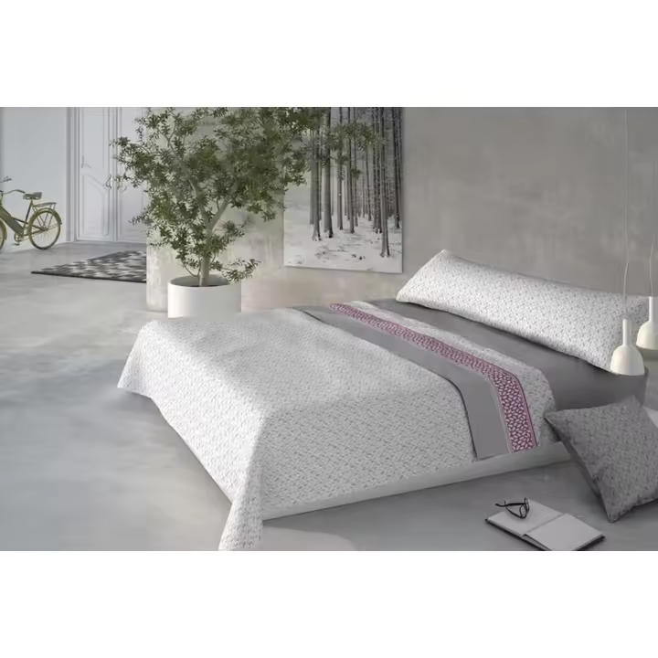 Juego de Sábanas Pierre Cardin CORALINA NINO Gris Cama de 150 - 1