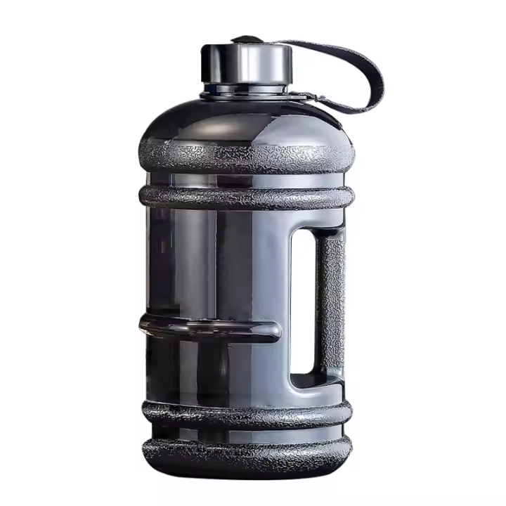 Botella De Agua Deportiva Grande 2L PETG Portátil Para Entrenamiento Reutilizable Para Adultos Sin BPA Material De Plástico - 1