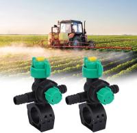 Boquilla de pulverización agrícola, 2 piezas de conexión de la rosca externa Pulverizador en forma de abanico para riego de jardín, ducha de mascotas - details 0