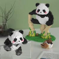 Mini Bloques De Construcción Creativos En Forma De Panda Micro Modelo Diamante Animal Juguetes Para Niños Y Niñas Construcción Ciudadana DIY Regalo Educativo - details 18