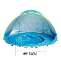 Carpa Para Bebé Para Playa Impermeable Protección Solar UV Con Piscina Para Exteriores Carpa De Sol Para Camping Infantil UPF 50+ - details 2