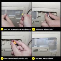 Kit De Luces LED Para Visera Solar Y Lectura MDNG 13Pcs Para Dodge Challenger 2008-2022 Luz De Puerta Y Maletero Canbus Sin Errores Instalación Plug And Play - details 7