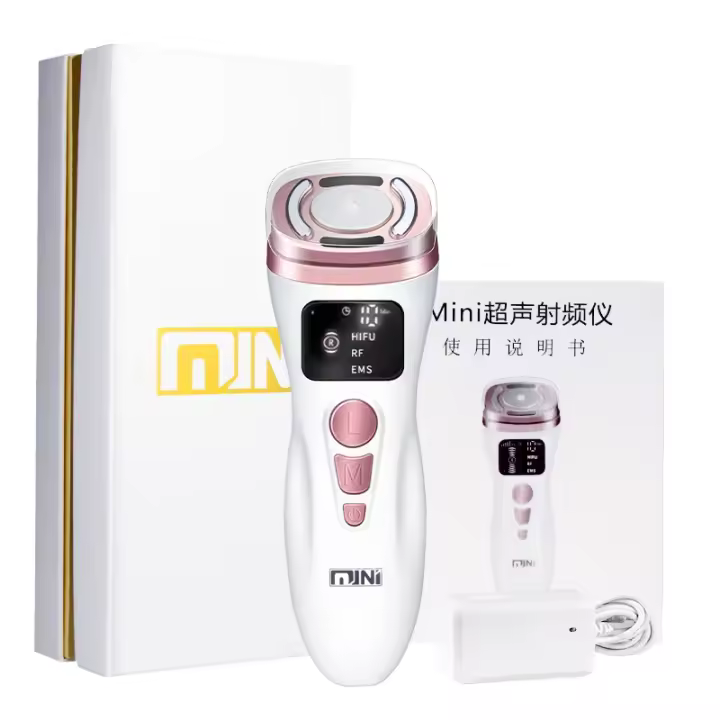 PORCHEDDU Mini Máquina De Radiofrecuencia HIFU Ultrasonido EMS Corriente Micro Facial Belleza Ininstrument De Cuidado De La piel Rejuvenecimiento Antiarrugas - 1