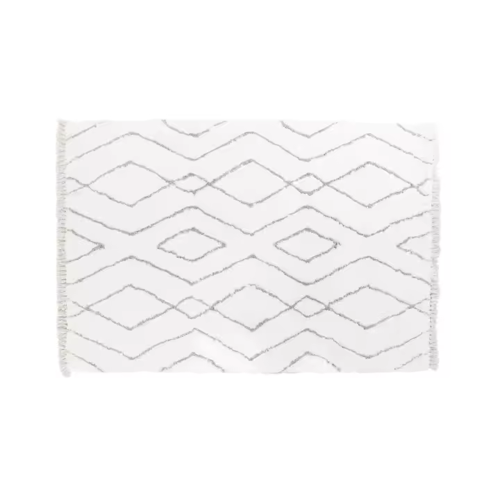 ALFOMBRA POLIESTER 120X180X3 1600 GSM ROMBOS TX197023 - 1