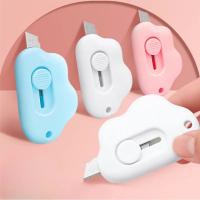Cuchillo De Utilidad Portátil Mini Con Diseño De Conejo Y Nube Cortador De Papel Para Oficina Suministros De Corte Con Hoja De Acero - details 0
