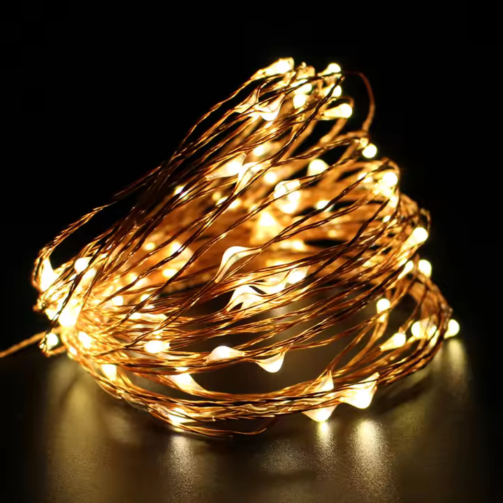 Luces De Cadena LED DC12V Flexibles De Hierro Prensa Para Decoración De Calle Navidad Fiesta Festival Estrella Luz Fairy Starry - 1