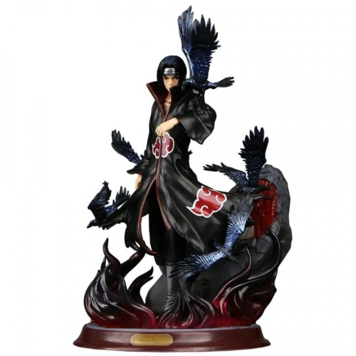 Figura De Acción Naruto Uchiha Itachi 28cm Decoración Para El Hogar Regalo Para Novio Modelo Anime Popular De Bandai Para Adultos