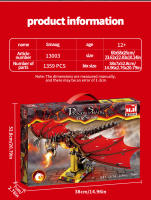 Bloques De Construcción Dragón De Fuego Smaug 1359 Piezas Modelo Animal Para Jóvenes Y Adultos Decoración De Escritorio Juguete Educativo Regalo De Navidad - details 15