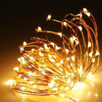 Luces De Hada Solares LED 12M Para Exterior Camino Guirnalda Patio Impermeables Para Navidad Boda Jardín Calle Decoración De Luces De Fiesta - details 2
