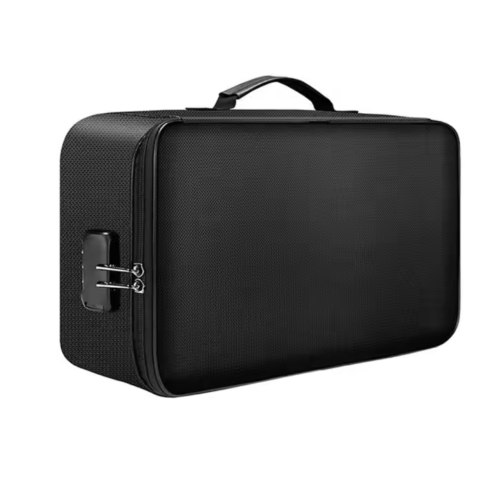 Bolsa Organizadora de Archivos Portátil Multicapa Resistente al Fuego para Casa Oficina Viajes con Cerradura Segura para Almacenamiento de Documentos - 1