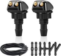 Boquilla De Lavado De Parabrisas Doble Agujero Para Mayoría De Modelos De Coches Boquilla De Reparación De Limpieza De Parabrisas - details 8